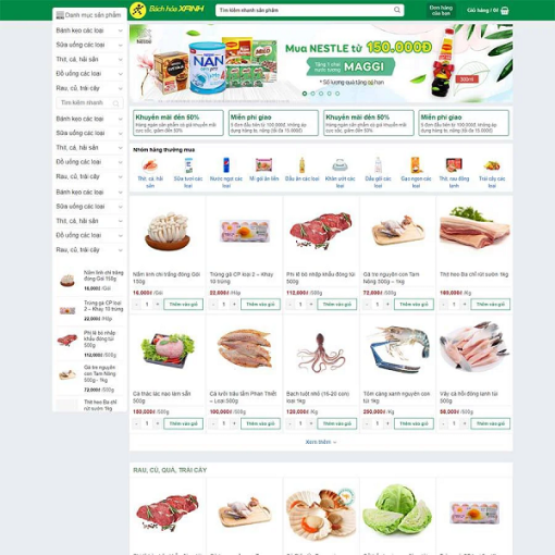 giao diện website bán thức ăn thực phẩm 3