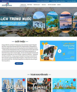 giao diện website du lịch 1