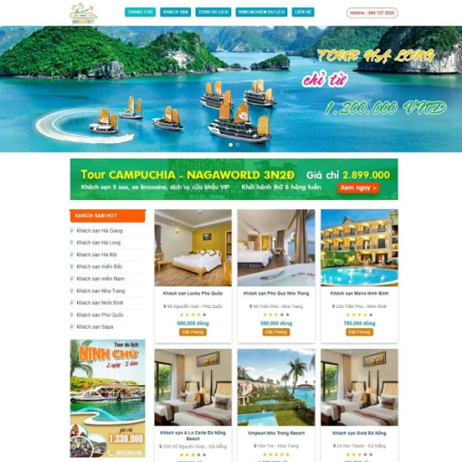 giao diện website du lịch 4