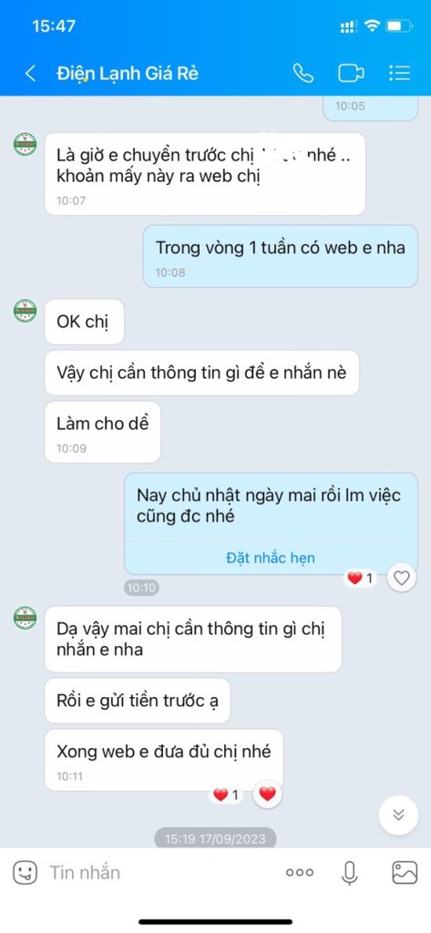 dịch vụ thiết kế web uy tín