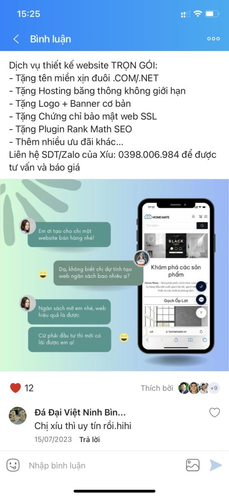 thiết kế website giá rẻ